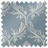 Trellis Prints, Vine and Bloom Raffs Blue - Twist&Fit Roman Blind